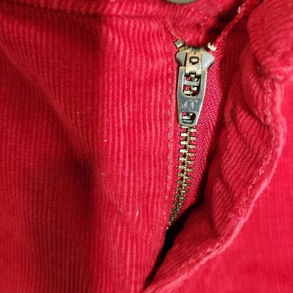 Gap Kids Super Skinny Red Slim fit corduroy Pants - Picture 4 of 9